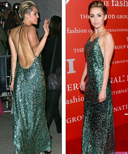 Miley Cyrus khoe lưng trần quyến rũ - 10 VN