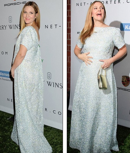 Drew Barrymore “bế bụng bầu” dự tiệc - 4 VN