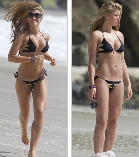 Hoa hậu Anh khoe dáng nõn nà - 3 VN