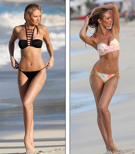 Thiên thần áo tắm khoe đường cong hút hồn - 8 Clip về Candice Swanepoel:
