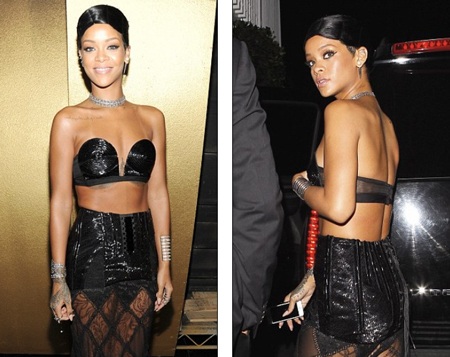 Rihanna mặc “thoáng mát” tại American Music Awards - 4 VN