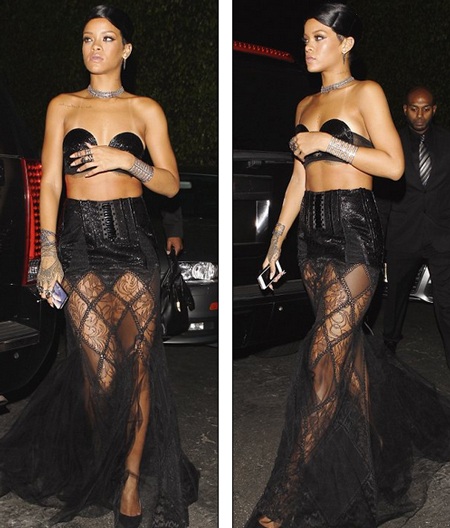Rihanna mặc “thoáng mát” tại American Music Awards - 7 VN