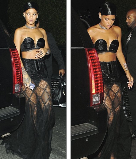 Rihanna mặc “thoáng mát” tại American Music Awards - 9 VN
