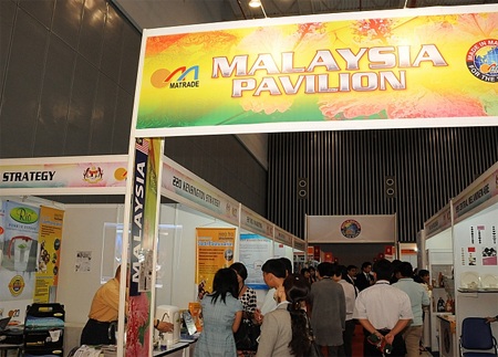 Vietnam Expo tại TPHCM 2013 - Ghi dấu trong xúc tiến thương mại đầu tư giữa Việt Nam và nước ngoài - 2 Quang cảnh Hội chợ Vietnam Expo tại Tp. Hồ Chí Minh năm 2012