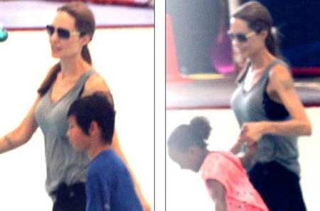 Bắt gặp Brangelina tại sân băng - 3 VN