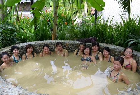 Tắm bùn khoáng tại Asean Resort - 1 Tắm bùn khoáng tại Asean Resort