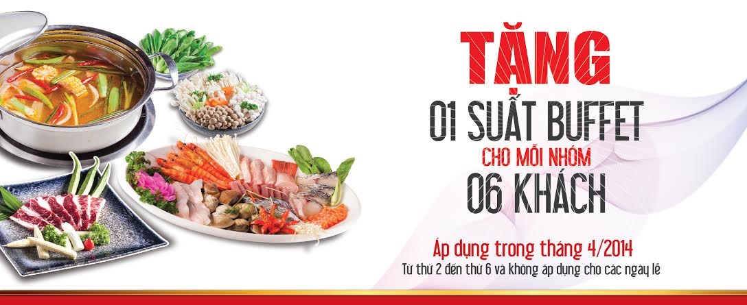 Kendo Buffet lẩu bò tặng buffet miễn phí trong tháng 4 - 4 Kendo Buffet lẩu bò tặng buffet miễn phí trong tháng 4