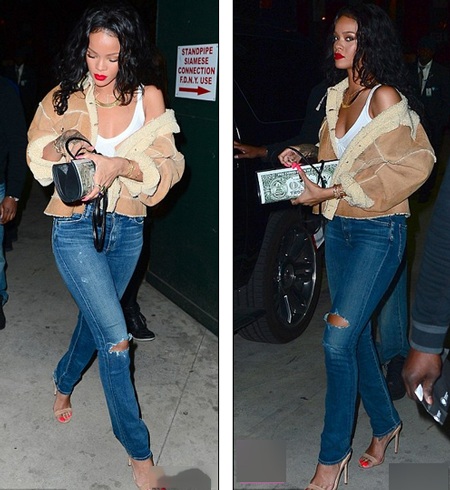 Rihanna “thoáng mát” đi xem bóng rổ - 10 VN