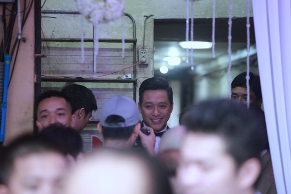 Nụ cười mãn nguyện của chú rể