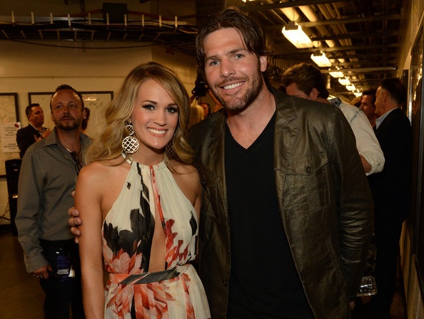 Carrie Underwood được chồng Mike Fisher đi cổ vũ.