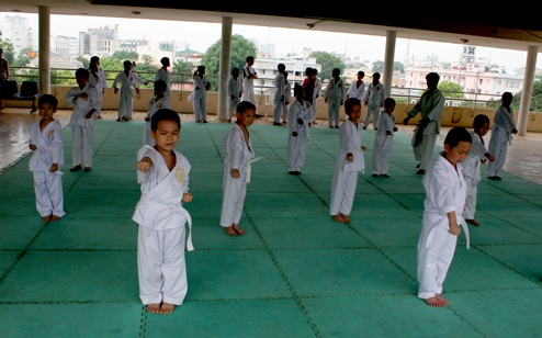 Sôi động đón mùa hè ở cung Thiếu nhi Hà Nội - 3 Ngoài ra còn rất nhiều môn họ mới đầy thú vị đang chờ đón các em nhỏ.