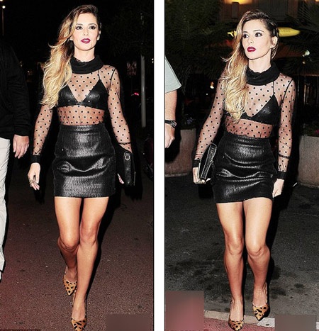 Cheryl Cole ăn vận táo bạo tại Cannes - 3 Cheryl Cole