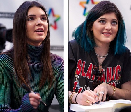 Hai em cô Kim xinh đẹp đi quảng cáo sách - 3 Kendall and Kylie Jenner