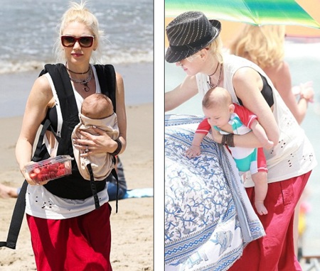 Gwen Stefani đưa con 3 tháng tuổi ra biển - 11 Gwen Stefani