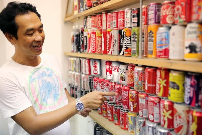 1 góc của bộ sưu tập của anh La Hưng