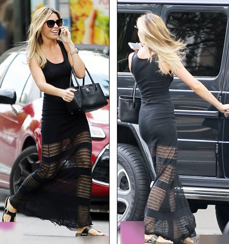 Người mẫu Anh diện váy ren quyến rũ - 2 Abbey Clancy