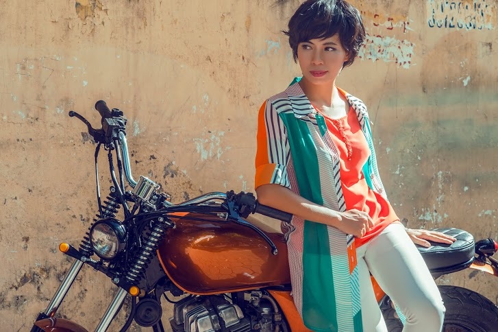 Nhà văn Trang Hạ “lột xác” trong bộ ảnh mới - 2 Những trang phục NTK Đỗ Trịnh Hoài