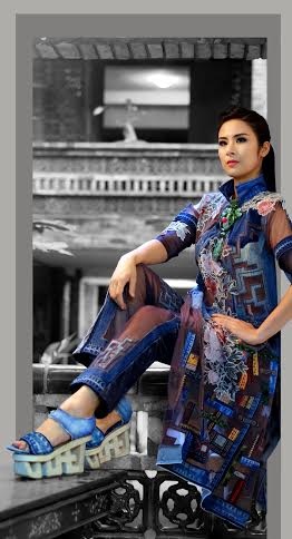 Nhà thiết kế Minh Hạnh gây bất ngờ khi kết hợp Jeans và thổ cẩm - 1 VN