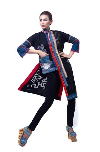 Nhà thiết kế Minh Hạnh gây bất ngờ khi kết hợp Jeans và thổ cẩm - 3 VN
