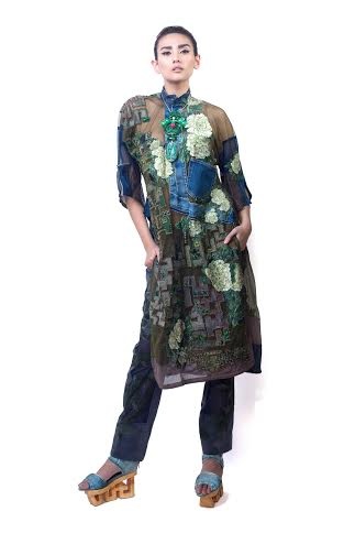 Nhà thiết kế Minh Hạnh gây bất ngờ khi kết hợp Jeans và thổ cẩm - 6 VN