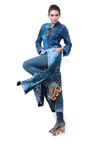 Nhà thiết kế Minh Hạnh gây bất ngờ khi kết hợp Jeans và thổ cẩm - 7 VN