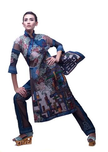 Nhà thiết kế Minh Hạnh gây bất ngờ khi kết hợp Jeans và thổ cẩm - 9 VN