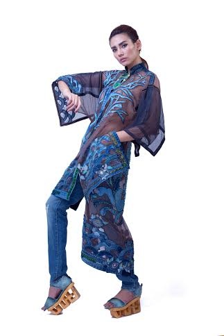 Nhà thiết kế Minh Hạnh gây bất ngờ khi kết hợp Jeans và thổ cẩm - 17 VN