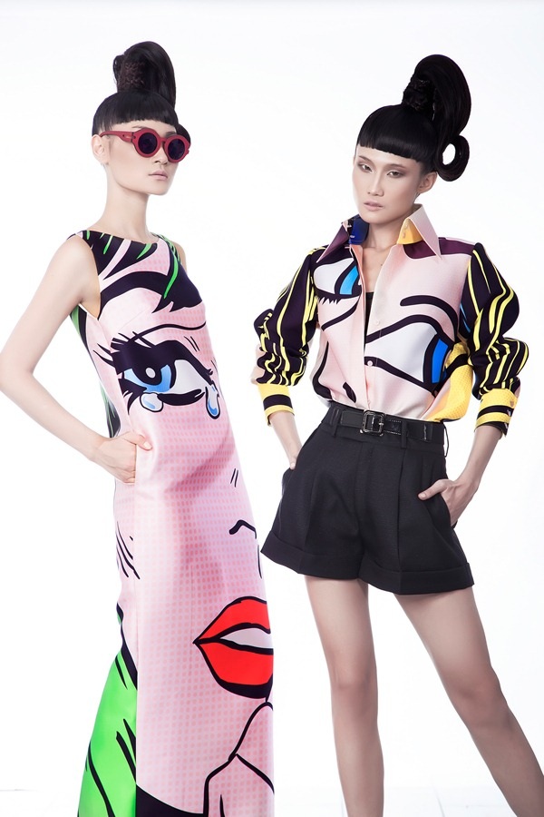 Kha Vân, Thùy Trang Và Chà Mi nổi bật với phong cách Pop Art - 10 KM
