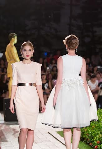 Chiêm ngưỡng vẻ quyến rũ khó cưỡng của bộ sưu tập “Bông hồng nước Pháp” - 13 Hình dáng những cánh hoa giấu tinh tế hiện lên trong thiết kế nếp váy cầu kỳ.