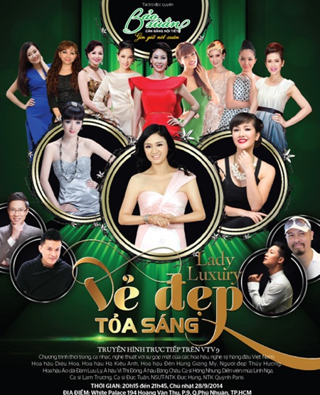 Dàn sao “khủng” tham gia “Vẻ đẹp tỏa sáng”