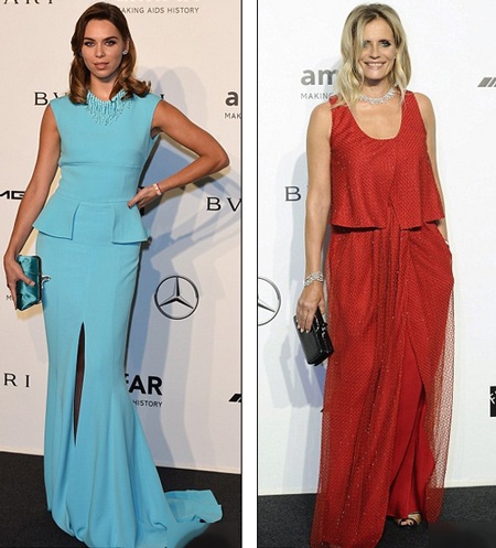 Siêu mẫu hai con đọ dáng siêu mẫu bốn con - 26 Alessandra Ambrosio and Heidi Klum