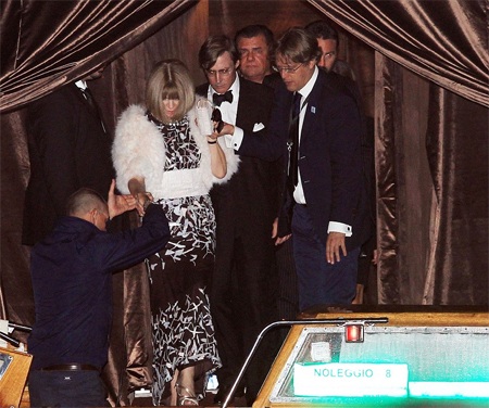 Tài tử gợi tình George Clooney kết hôn lần thứ 2 ở tuổi 53 - 13 TBT tạp chí Vogue Anna Wintour dự lễ cưới George Clooney.
