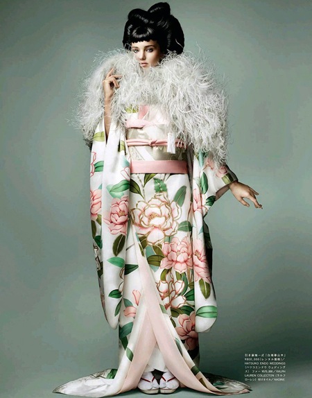 Miranda Kerr hóa thành geisha gợi cảm - 2 Miranda Kerr