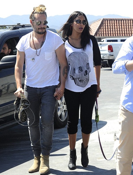 Zoe Saldana - mang thai đôi vẫn thon thả - 2 Zoe Saldana