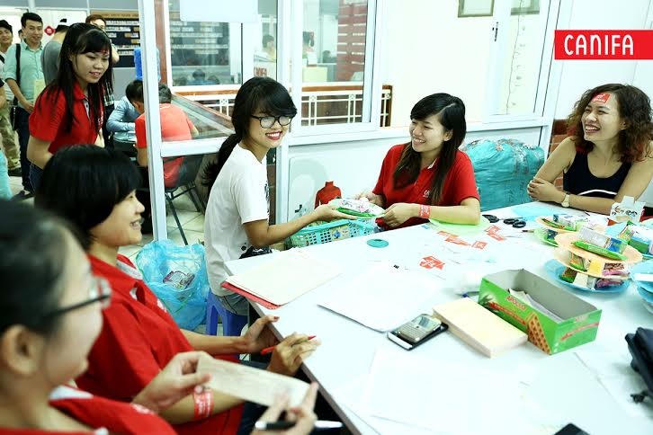 Niềm vui sau khi tham gia hiến máu