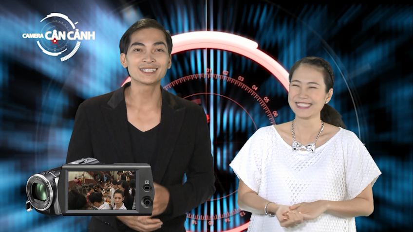 Diễn viên Khương Ngọc lo lắng khi chứng kiến trộm cướp lộng hành. - 1 Khương Ngọc và Thanh Thảo là 2 MC quen thuộc của “Camera Cận Cảnh”