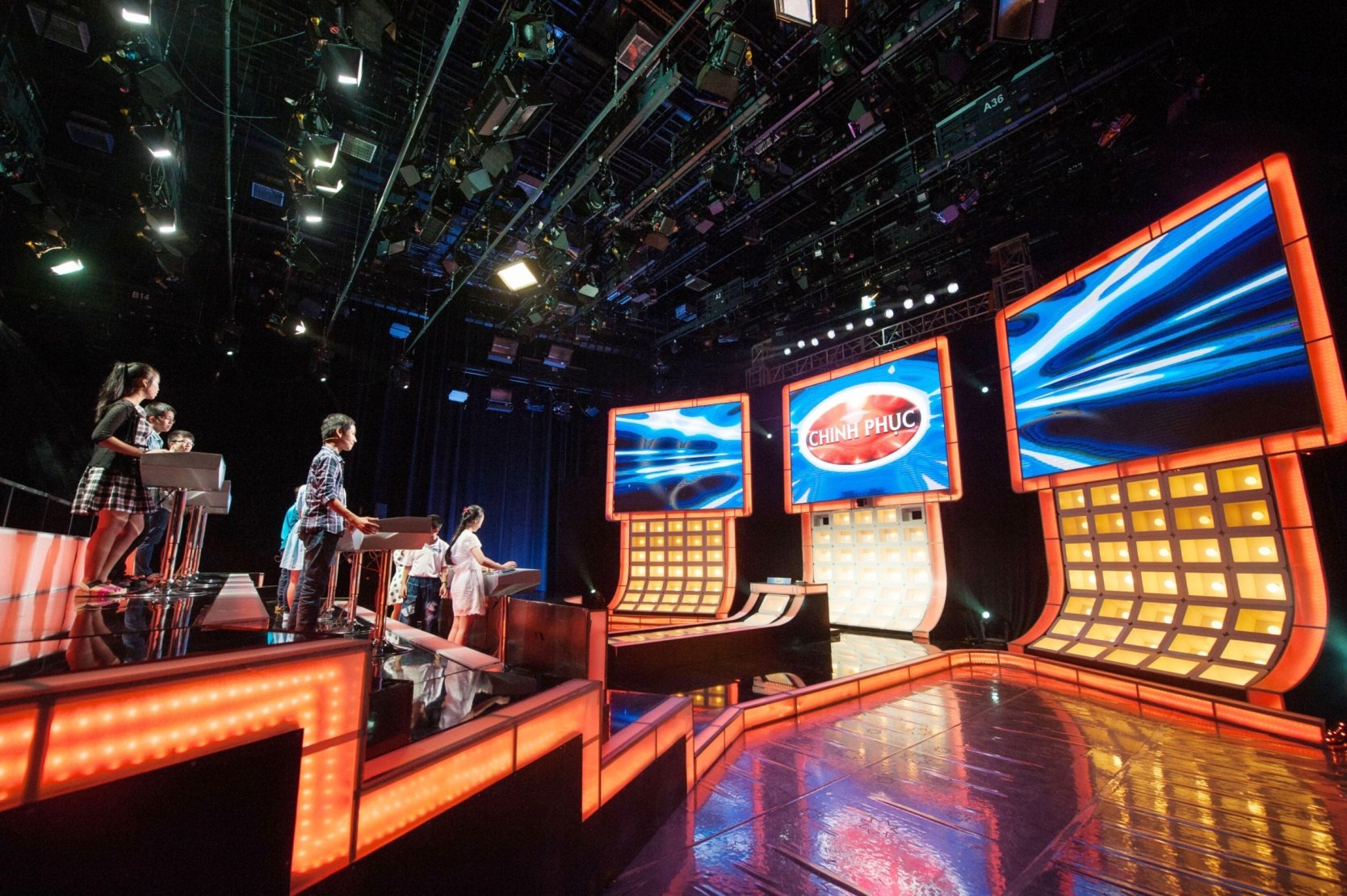 Trường quay Chinh Phục đã sẵn sàng chào đón các thí sinh nhí