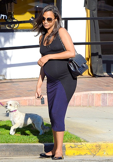 Phong cách sành điệu của bà bầu Zoe Saldana - 15 Zoe Saldana's
