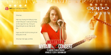 Sức nóng của live show Mỹ Tâm đang lan tỏa từng giờ - 2 Sức nóng của live show Mỹ Tâm đang lan tỏa từng giờ