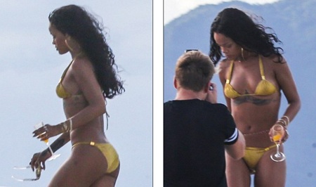Rihanna Gợi Cảm Trong Bộ Áo Tắm Nhỏ Xíu | Báo Dân Trí