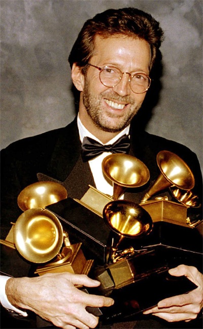 Ca sỹ kỳ cựu Eric Clapton cũng từng giành 17 giải Grammy