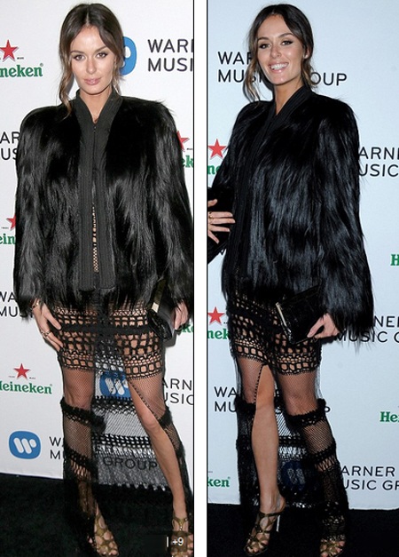 Siêu mẫu Úc gây sốc với váy ren thủng lỗ chỗ - 5 VN