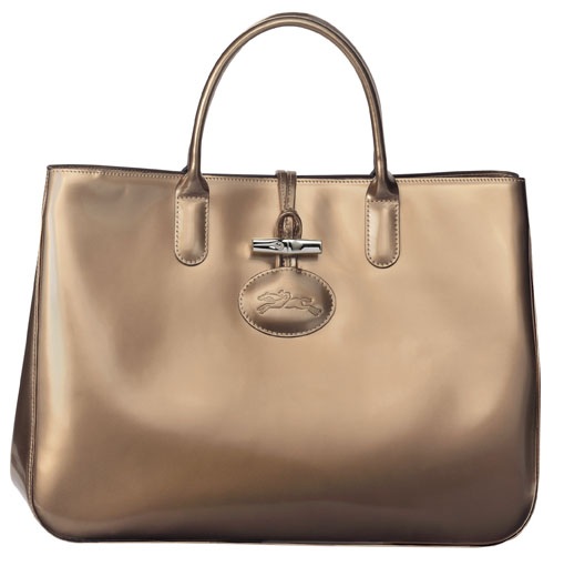 Vàng ánh kim - màu lên ngôi trong BST Longchamp 2014