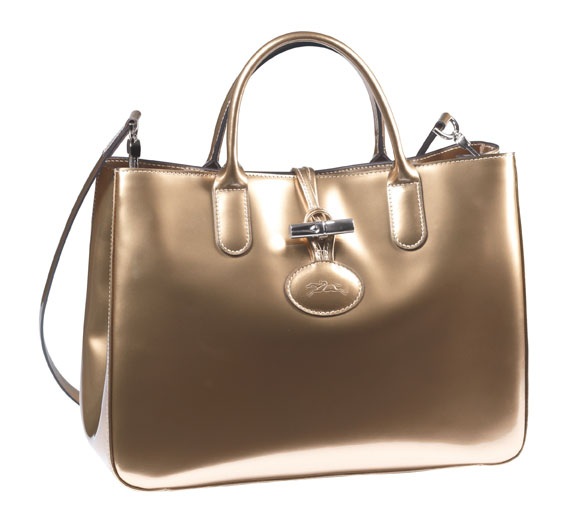 Vàng ánh kim - màu lên ngôi trong BST Longchamp 2014