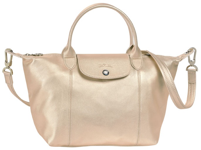 Vàng ánh kim - màu lên ngôi trong BST Longchamp 2014