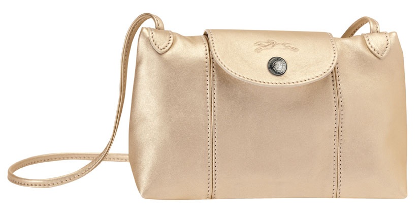 Vàng ánh kim - màu lên ngôi trong BST Longchamp 2014