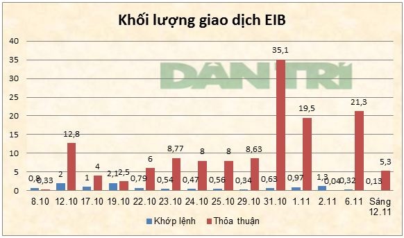 Lộ diện nhà đầu tư ẩn danh đầu tiên tham gia giao dịch kín EIB