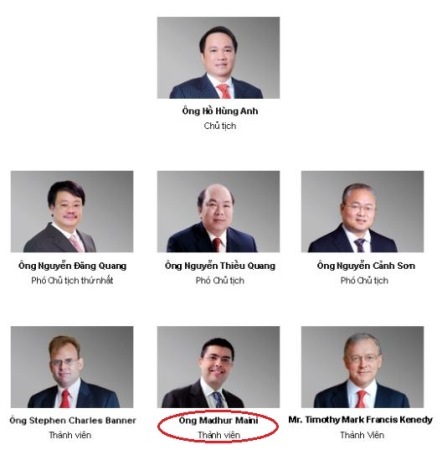 Các thành viên điều hành Techcombank hầu hết đều giữ chức vụ lớn ở Masan.