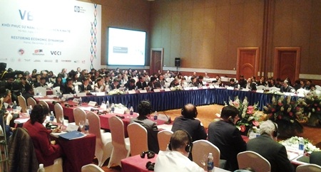 Diễn đàn Doanh nghiệp Việt Nam (VBF) 2012 diễn ra sáng 3/12/2012.