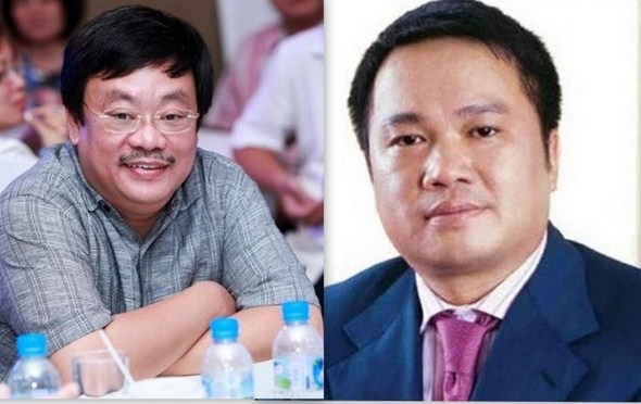 Ma San mất gần 10.000 tỷ đồng vì MSN lao dốc 3 phiên - 1 Ông Nguyễn Đăng Quang (trái) và ông Hồ Hùng Anh (phải).